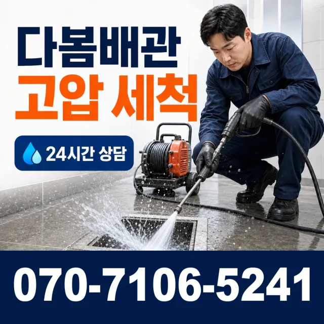 전남광주 함평군 학교면 표산길 배관고압세척 상담 이미지 4